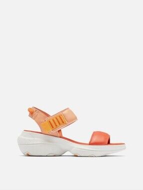 Sorel x Prana Explorer Blitz Stride orange sandals